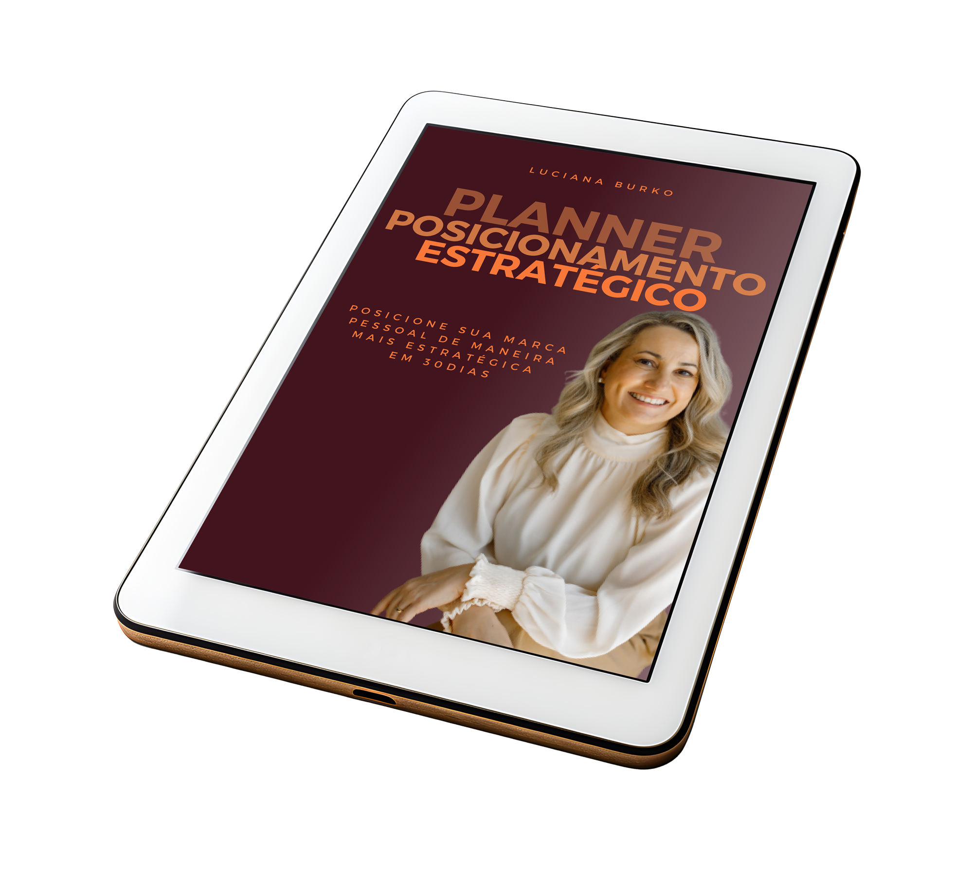 Planner Posicionamento Estratégico — Planner em tablet